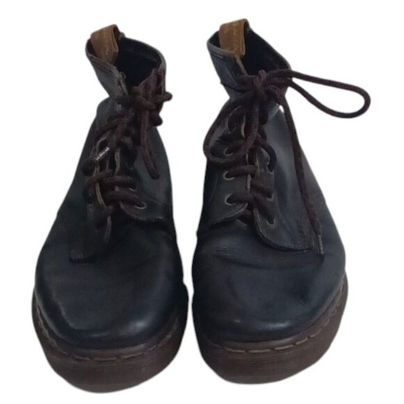 Dr. Marten’sMen's Dark Brown Leather 'Air Wair w/Bouncing Soles' Boots UK Made - Picture 4 of 11